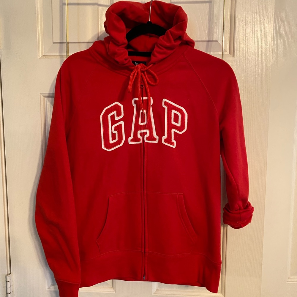 Gap Logo Zip Hoodie In Fleece